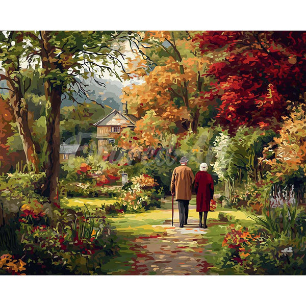Diamond Painting - Forever Love in Fall
