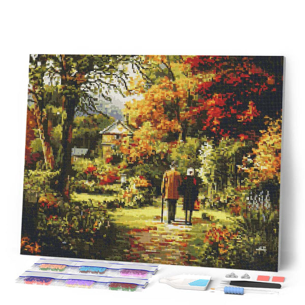 Diamond Painting - Forever Love in Fall