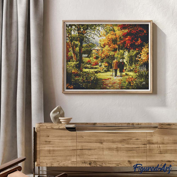 Diamond Painting - Forever Love in Fall