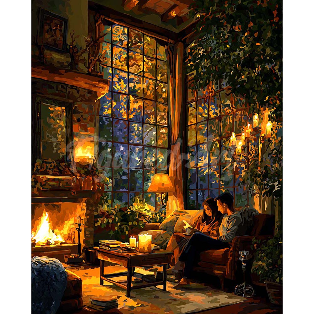Diamond Painting - Cozy Fall Evening
