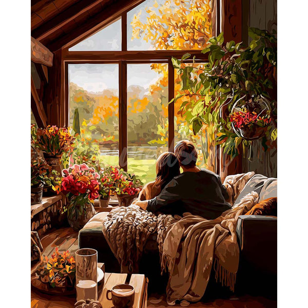 Diamond Painting - Fall Morning Embrace