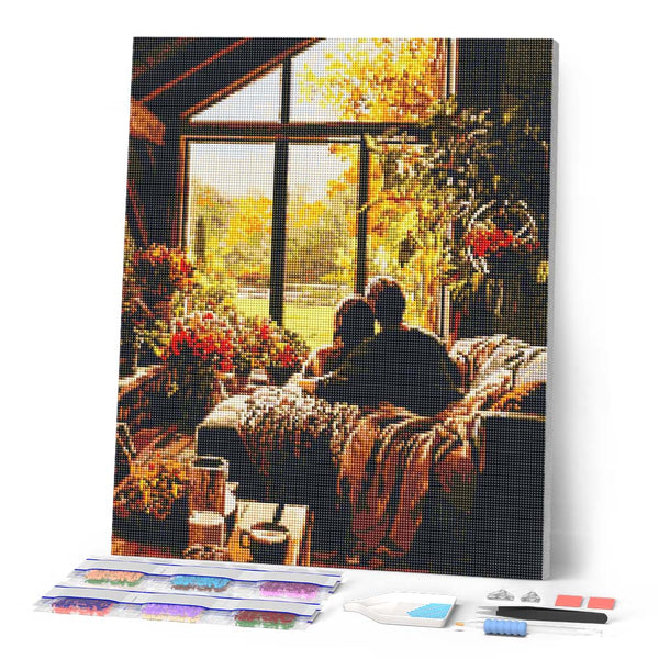 Diamond Painting - Fall Morning Embrace