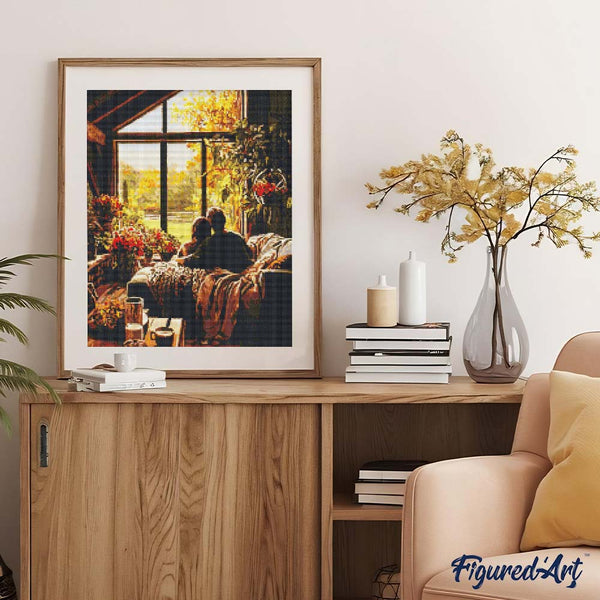 Diamond Painting - Fall Morning Embrace