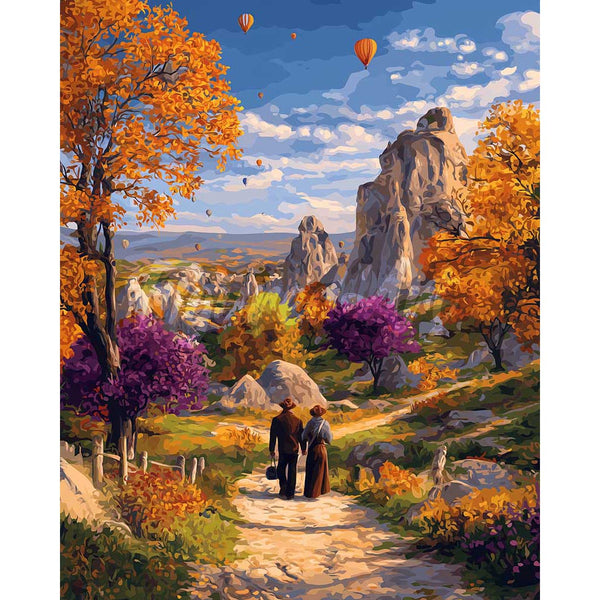 Diamond Painting - Romantic Fall in Cappadocia