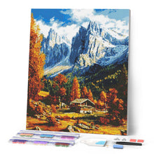 Load image into Gallery viewer, Diamond Painting - Fall in the Dolomites