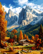 Load image into Gallery viewer, Diamond Painting - Fall in the Dolomites