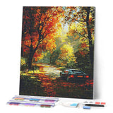 Diamond Painting - Golden Road Journey