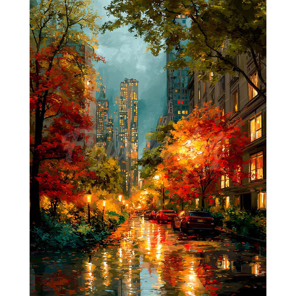 Diamond Painting - Fall City Lights