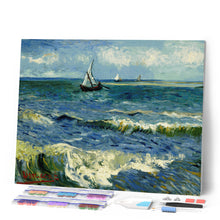 Load image into Gallery viewer, Diamond Painting - Seascape near Les Saintes-Maries-de-la-Mer - Van Gogh