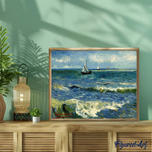 Load image into Gallery viewer, Diamond Painting - Seascape near Les Saintes-Maries-de-la-Mer - Van Gogh