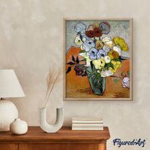 Load image into Gallery viewer, Diamond Painting - Japanese Vase with Roses and Anemones - Van Gogh