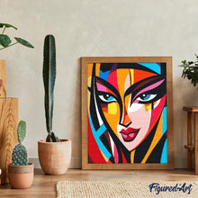 Load image into Gallery viewer, Diamond Painting - Bold Abstract Face