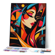 Load image into Gallery viewer, Diamond Painting - Bold Abstract Cosmic Girl