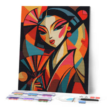 Load image into Gallery viewer, Diamond Painting - Bold Abstract Geisha