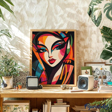 Load image into Gallery viewer, Diamond Painting - Bold Abstract Lady