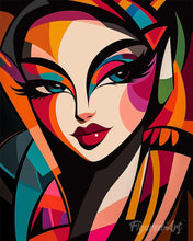 Load image into Gallery viewer, Diamond Painting - Bold Abstract Lady