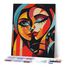 Load image into Gallery viewer, Diamond Painting - Bold Abstract Two Ladies