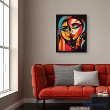 Load image into Gallery viewer, Diamond Painting - Bold Abstract Two Ladies