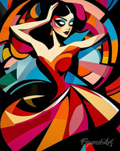Load image into Gallery viewer, Diamond Painting - Bold Abstract Dancer