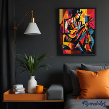 Load image into Gallery viewer, Diamond Painting - Bold Abstract Guitarist