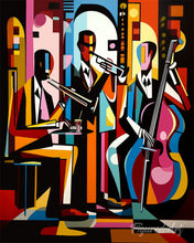 Load image into Gallery viewer, Diamond Painting - Bold Abstract Jazz Band