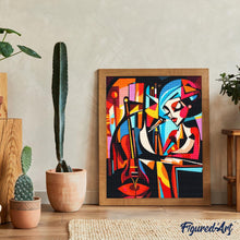 Load image into Gallery viewer, Diamond Painting - Bold Abstract Jazz Singer