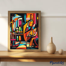 Load image into Gallery viewer, Diamond Painting - Bold Abstract Café