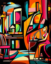 Load image into Gallery viewer, Diamond Painting - Bold Abstract Café