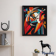 Load image into Gallery viewer, Diamond Painting - Bold Abstract Time Wheel