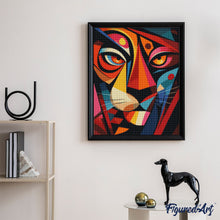 Load image into Gallery viewer, Diamond Painting - Bold Abstract Tiger 3