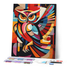 Load image into Gallery viewer, Diamond Painting - Bold Abstract Night Owl