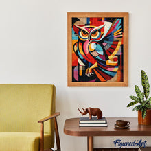 Load image into Gallery viewer, Diamond Painting - Bold Abstract Night Owl