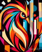 Load image into Gallery viewer, Diamond Painting - Bold Abstract Rooster