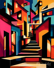 Load image into Gallery viewer, Diamond Painting - Bold Abstract Alleyway
