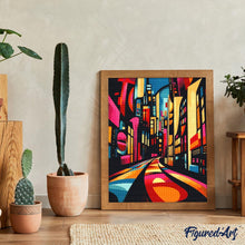 Load image into Gallery viewer, Diamond Painting - Bold Abstract Night City