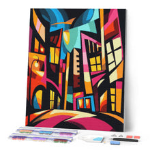 Load image into Gallery viewer, Diamond Painting - Bold Abstract Cityscape
