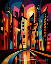 Load image into Gallery viewer, Diamond Painting - Bold Abstract Skyscrapers