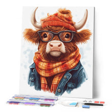 Load image into Gallery viewer, Diamond Painting - Highland Cow Cozy Vibes
