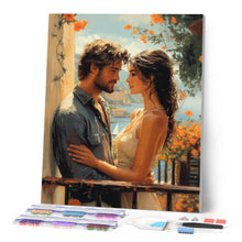 Load image into Gallery viewer, Diamond Painting - Romantic Seaside Couple