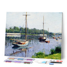 Load image into Gallery viewer, Diamond Painting - The Basin at Argenteuil - Caillebotte