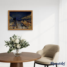 Load image into Gallery viewer, Diamond Painting - Boulevard Montmartre, Night Effect - Pissarro