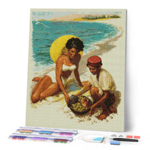 Load image into Gallery viewer, Diamond Painting - Vintage Yugoslavia Coast Poster