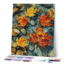 Load image into Gallery viewer, Diamond Painting - Amber Leaves on Water