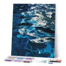 Load image into Gallery viewer, Diamond Painting - Crystal Blue Sunshimmer