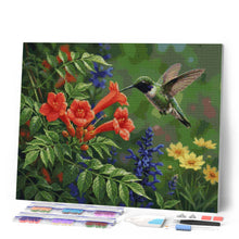 Load image into Gallery viewer, Diamond Painting - Hummingbird Haven