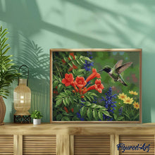 Load image into Gallery viewer, Diamond Painting - Hummingbird Haven