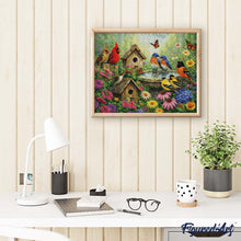 Load image into Gallery viewer, Diamond Painting - The Birdsong Garden