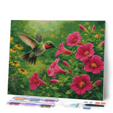 Load image into Gallery viewer, Diamond Painting - Fluttering Hummingbird
