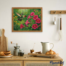 Load image into Gallery viewer, Diamond Painting - Fluttering Hummingbird
