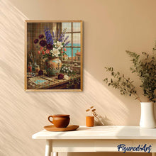 Load image into Gallery viewer, Diamond Painting - Mediterranean Floral Harmony